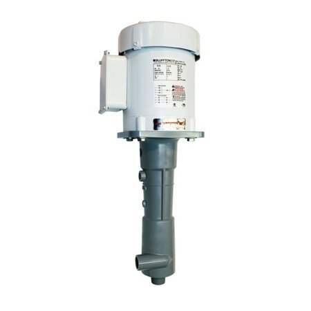 HAYWARD FLOW CONTROL Vertical Centrifugal Chemical Pump, 25 GPM, GFPP, 1/2-HP, 1-PH 1T2GX0003
